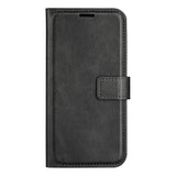 iPhone 16e - EIDERWOOD Kunstlæder Flip Cover - Sort