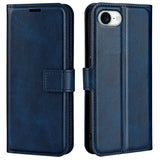 iPhone 17e / 16e - EIDERWOOD Kunstlæder Flip Cover - Blå