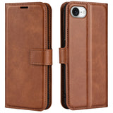 iPhone 16e - EIDERWOOD Kunstlæder Flip Cover - Lysebrun