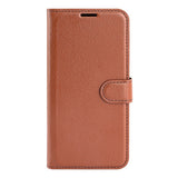 Realme C75 - EIDERWOOD Kunstlæder Flip Cover m. Kortholder & Ståfunktion - Brun
