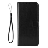 Motorola Moto G15 / G15 Power - EIDERWOOD Kunstlæder Flip Cover m. Strop - Sort