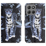 Motorola Moto G15 / G15 Power - EIDERWOOD Kunstlæder Flip Cover m. Motiv - Leopard