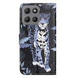Motorola Moto G15 / G15 Power - EIDERWOOD Kunstlæder Flip Cover m. Motiv - Leopard