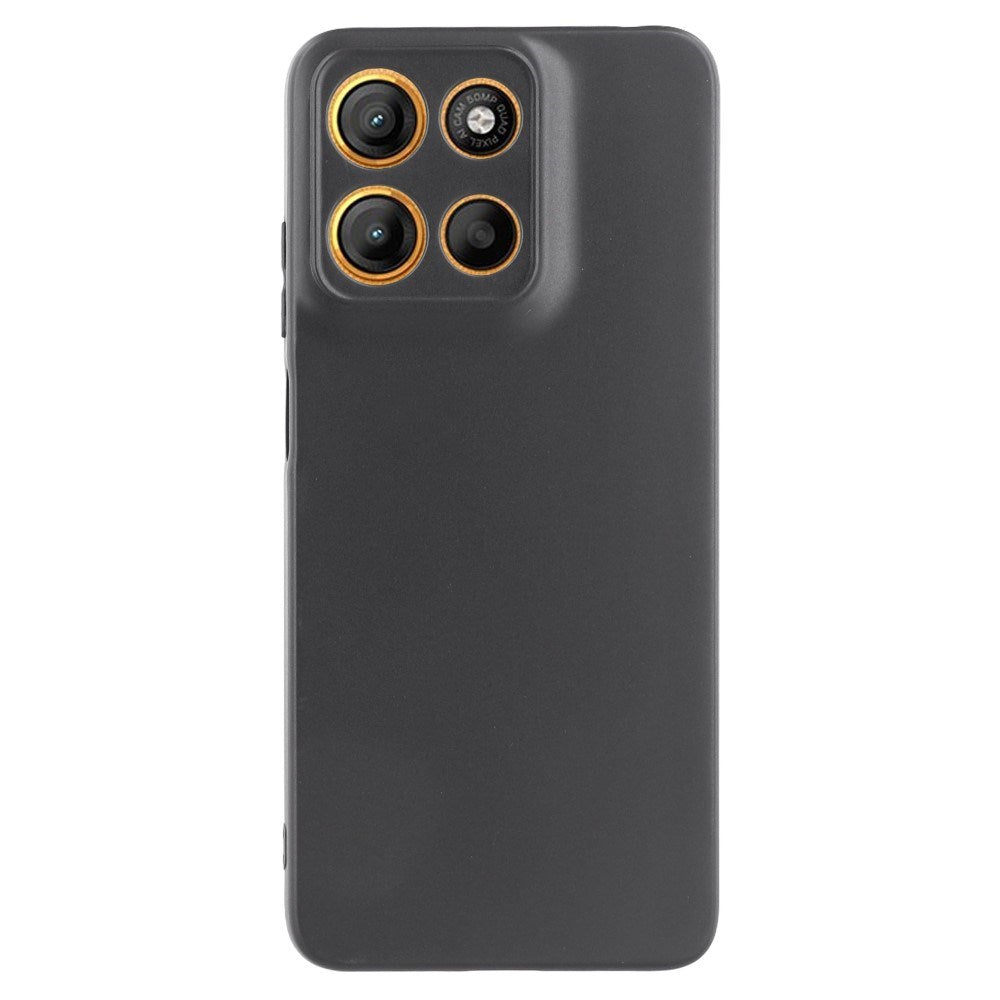 Motorola Moto G15 / G15 Power - EIDERWOOD Fleksibelt Plastik Bagside Cover - Sort