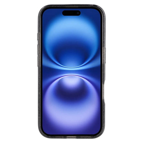 iPhone 16 - EIDERWOOD Plastik Glitter Cover - MagSafe Kompatibel - Sort