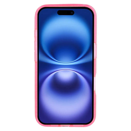 iPhone 16 - EIDERWOOD Plastik Glitter Cover - MagSafe Kompatibel - Lyserød