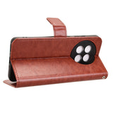 EIDERWOOD Flipcover til OnePlus 13R 5G – Læderlook og Maksimal Beskyttelse - Brun