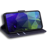 Motorola Moto G15 - EIDERWOOD Kunstlæder Flip Cover m. Kortholder & Ståfunktion - Sort