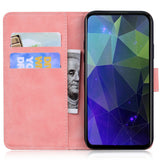 Motorola Moto G17 Power / G17 / G15 - EIDERWOOD Kunstlæder Flip Cover m. Kortholder & Ståfunktion - Lyserød