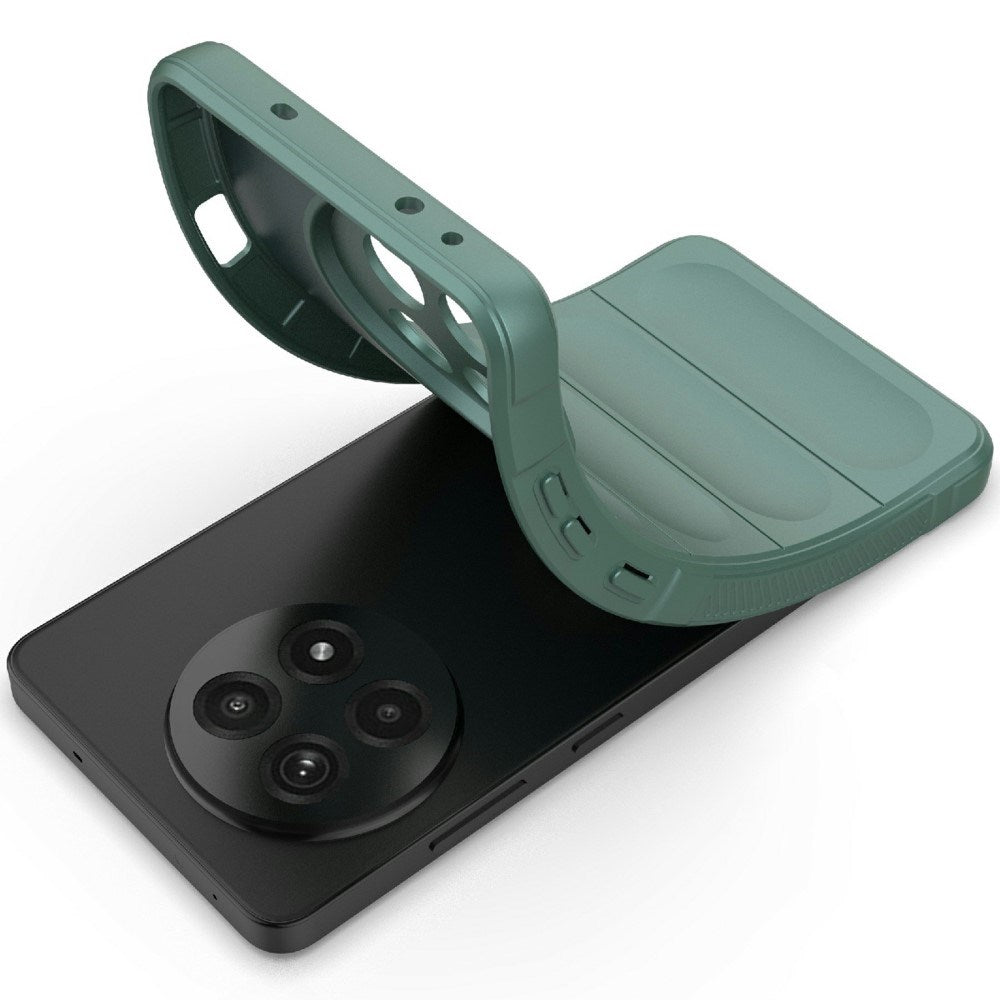 EIDERWOOD OnePlus 13R Fleksibelt Plastik Bagside Cover - Grøn