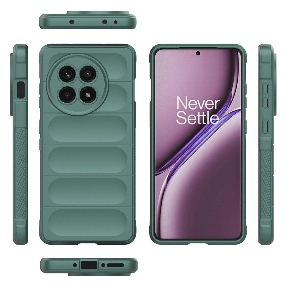 EIDERWOOD OnePlus 13R Fleksibelt Plastik Bagside Cover - Grøn