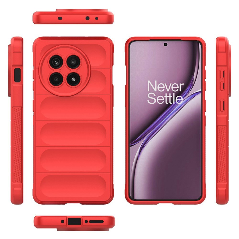 EIDERWOOD OnePlus 13R Fleksibelt Plastik Bagside Cover - Rød