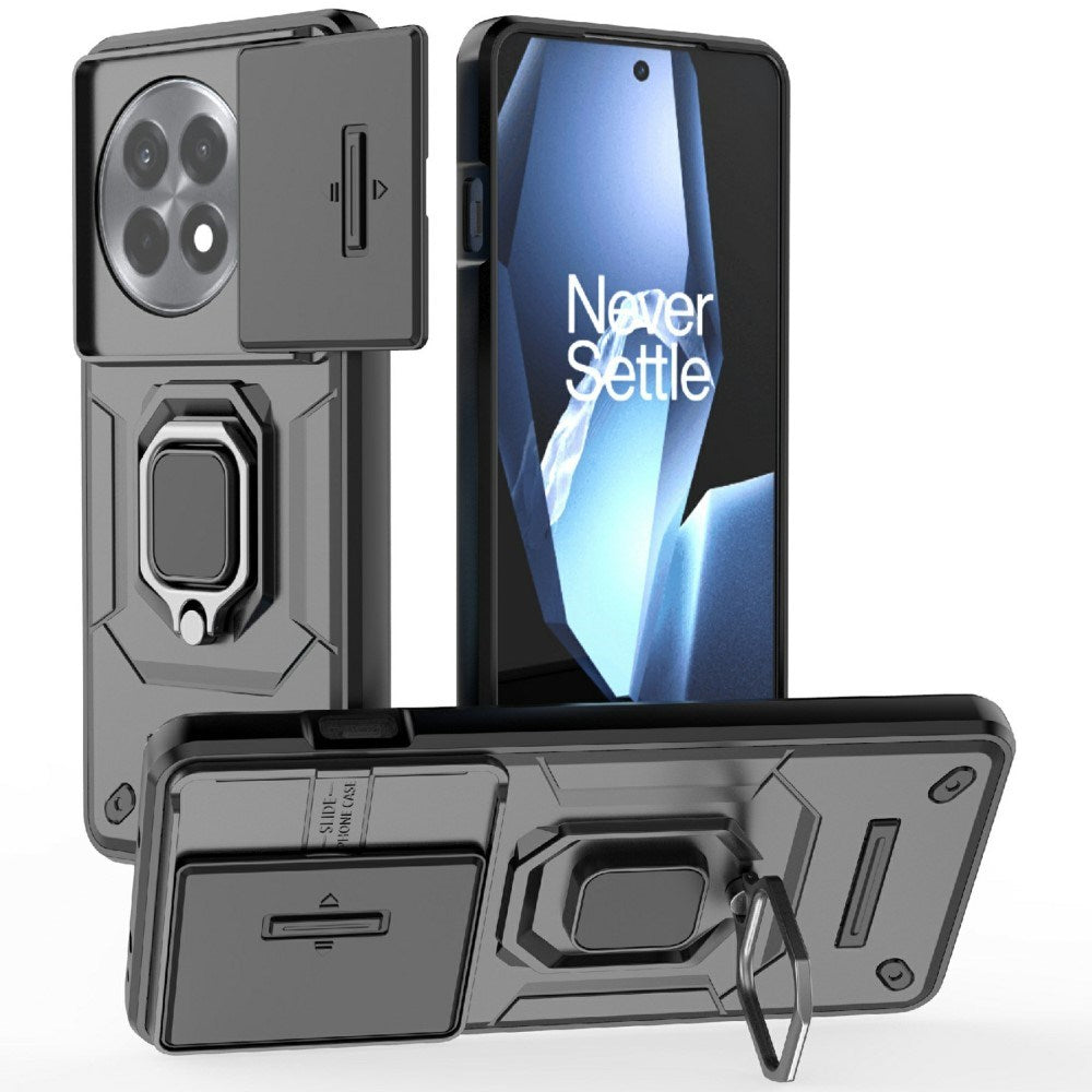 EIDERWOOD OnePlus 13R Håndværkercover med Integret Kamerabeskyttelse - Sort