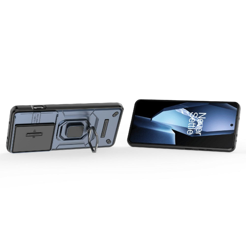 EIDERWOOD OnePlus 13R Håndværkercover med Integret Kamerabeskyttelse - Blå