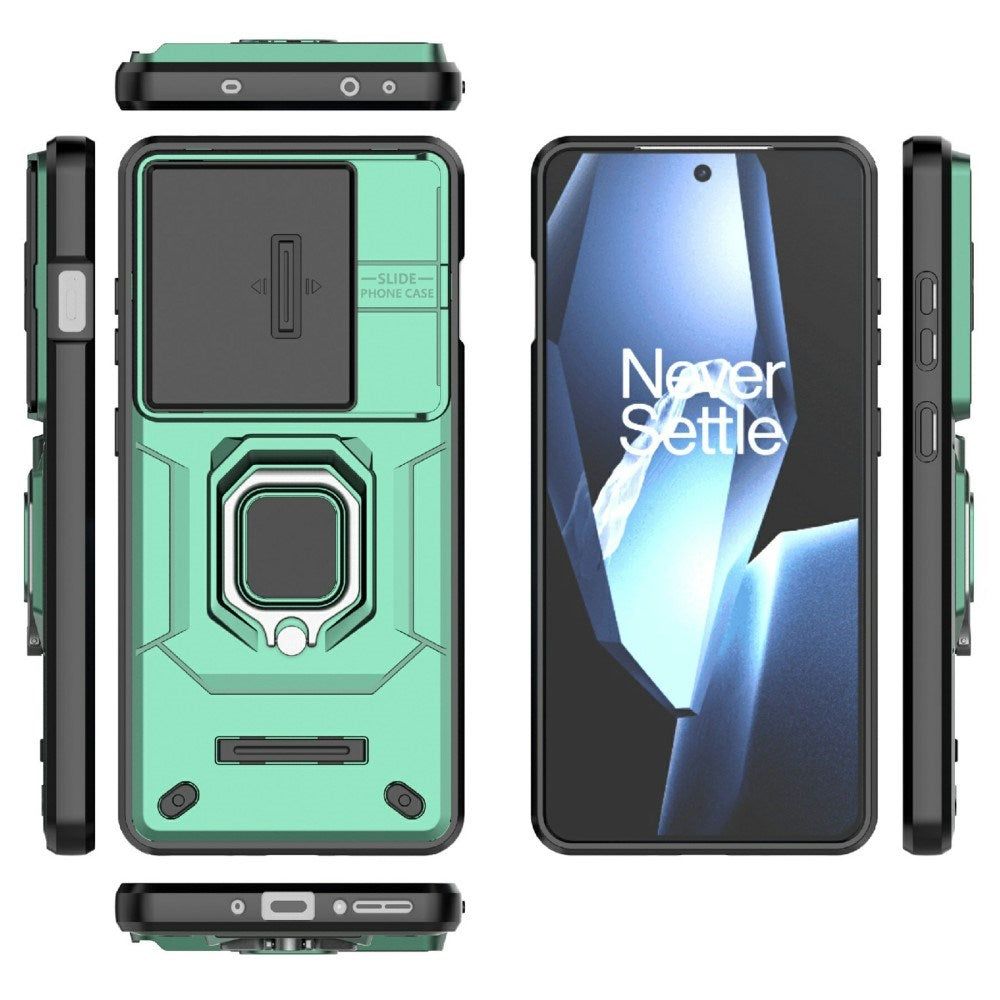 EIDERWOOD OnePlus 13R Håndværkercover med Integret Kamerabeskyttelse - Grøn