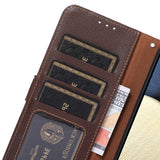 OnePlus 13R Wallet Cover i Kunstlæder med Strop - Brun