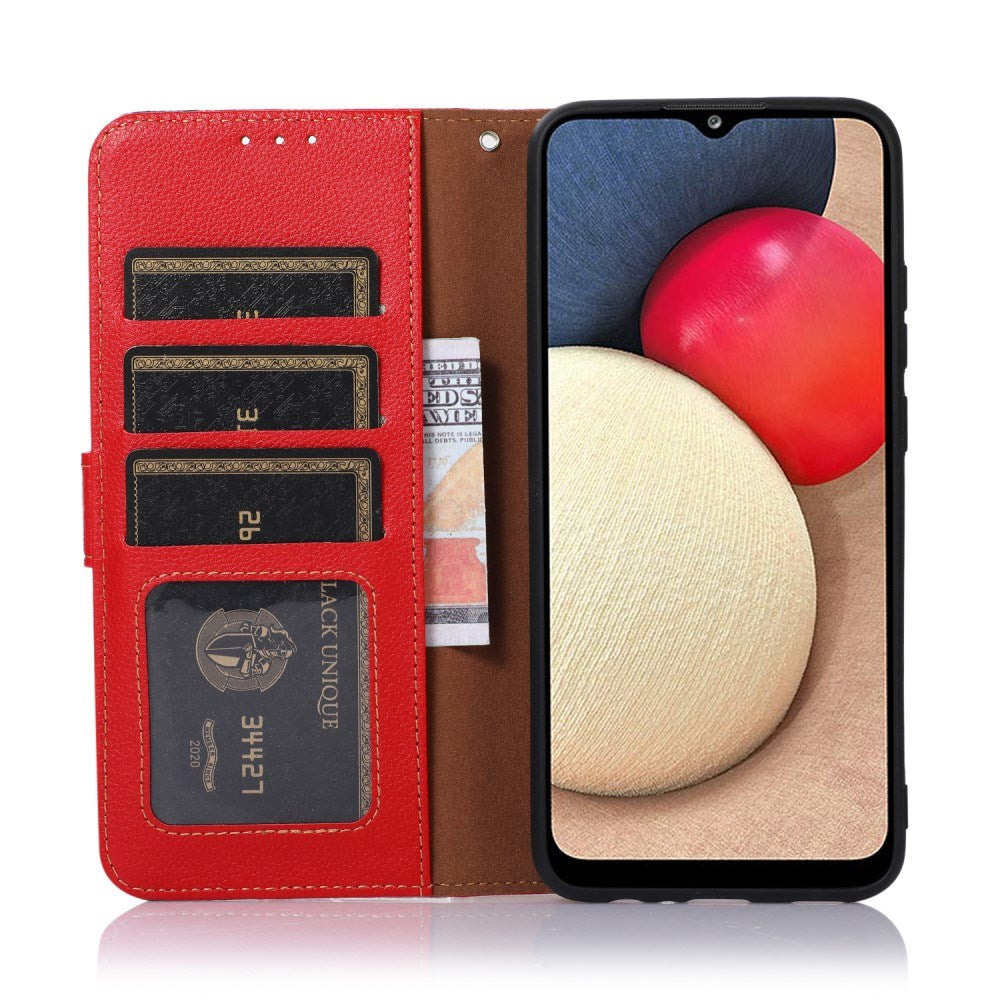 OnePlus 13R Wallet Cover i Kunstlæder med Strop - Rød