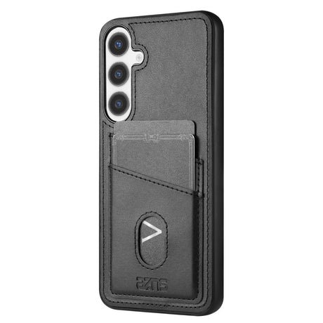 Samsung Galaxy A56 (5G) - EIDERWOOD - Kunstlæder Bagside Cover m. Kortholder - Sort