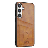 Samsung Galaxy A56 (5G) - EIDERWOOD - Kunstlæder Bagside Cover m. Kortholder - Brun