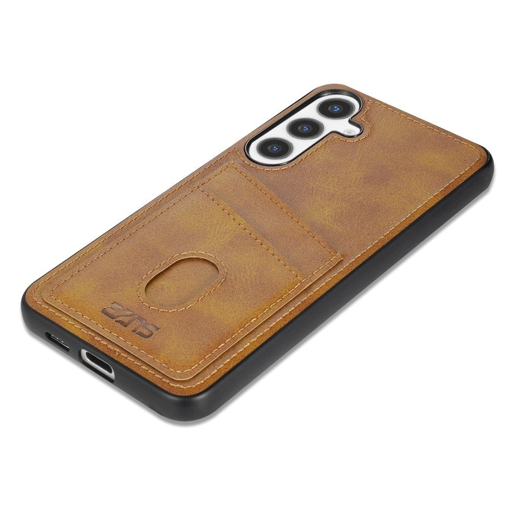 Samsung Galaxy A56 (5G) - EIDERWOOD - Kunstlæder Bagside Cover m. Kortholder - Brun