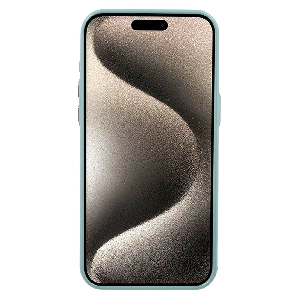 iPhone 15 Pro - EIDERWOOD Plastik Glitter Cover - MagSafe Kompatibel - Grøn