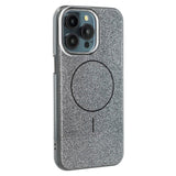 iPhone 15 Pro - EIDERWOOD Plastik Glitter Cover - MagSafe Kompatibel - Sort