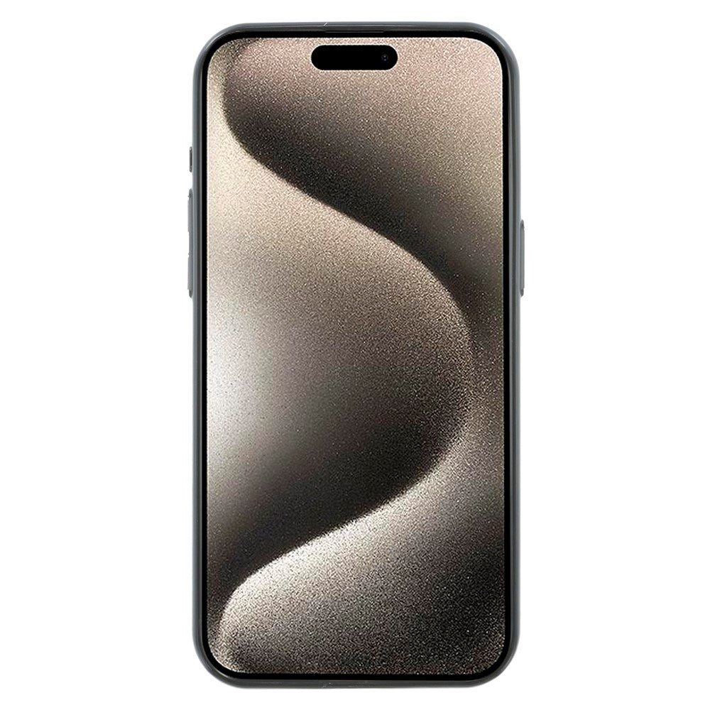 iPhone 15 Pro - EIDERWOOD Plastik Glitter Cover - MagSafe Kompatibel - Sort