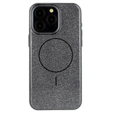 iPhone 15 Pro - EIDERWOOD Plastik Glitter Cover - MagSafe Kompatibel - Sort