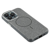 iPhone 15 Pro - EIDERWOOD Plastik Glitter Cover - MagSafe Kompatibel - Sort