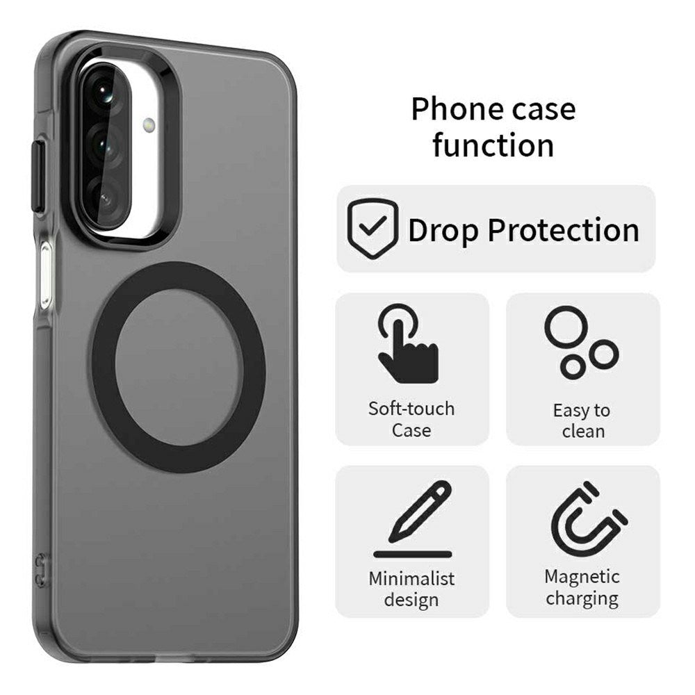 EIDERWOOD Samsung Galaxy A26 5G Cover MagSafe Kompatibel og Stødsikkert Design - Sort