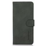 KHAZNEH - Xiaomi Redmi Note 14 (5G) - Kunstlæder Flip Cover m. Kortholder & Ståfunktion - Grøn
