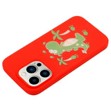 iPhone 14 Pro Fleksibelt Plast Bagside Cover - Dinosaur