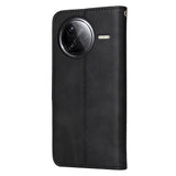 Xiaomi Poco F7 Ultra EIDERWOOD Kunstlæder Flip Cover inkl. Strop - Sort