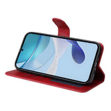 Realme 14X (5G) / C75 - EIDERWOOD Kunstlæder Flip Cover m. Strop - Rød