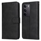 Realme 14X (5G) / C75 - EIDERWOOD Kunstlæder Flip Cover m. Strop - Sort