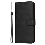 Realme 14X (5G) / C75 - EIDERWOOD Kunstlæder Flip Cover m. Strop - Sort