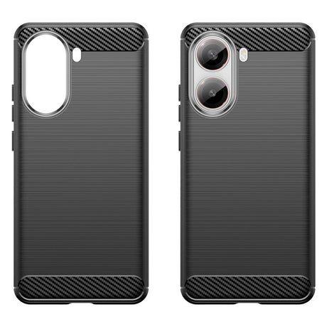 EIDERWOOD Xiaomi Poco X7 Pro Brushed Carbon Bagside Cover - Sort