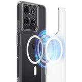 Motorola Moto G75 (5G) - EIDERWOOD Fleksibelt Plastik Cover - MagSafe Kompatibel - Gennemsigtig