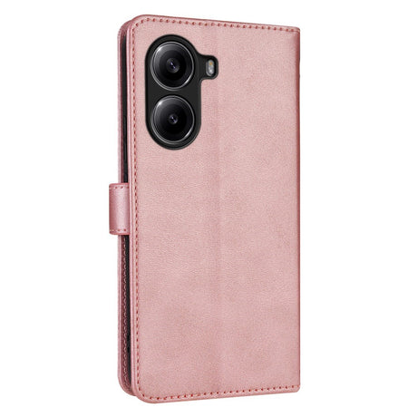 EIDERWOOD - Xiaomi Poco X7 Pro - Kunstlæder Flip Cover m. Kortholder & Ståfunktion - Rose Gold
