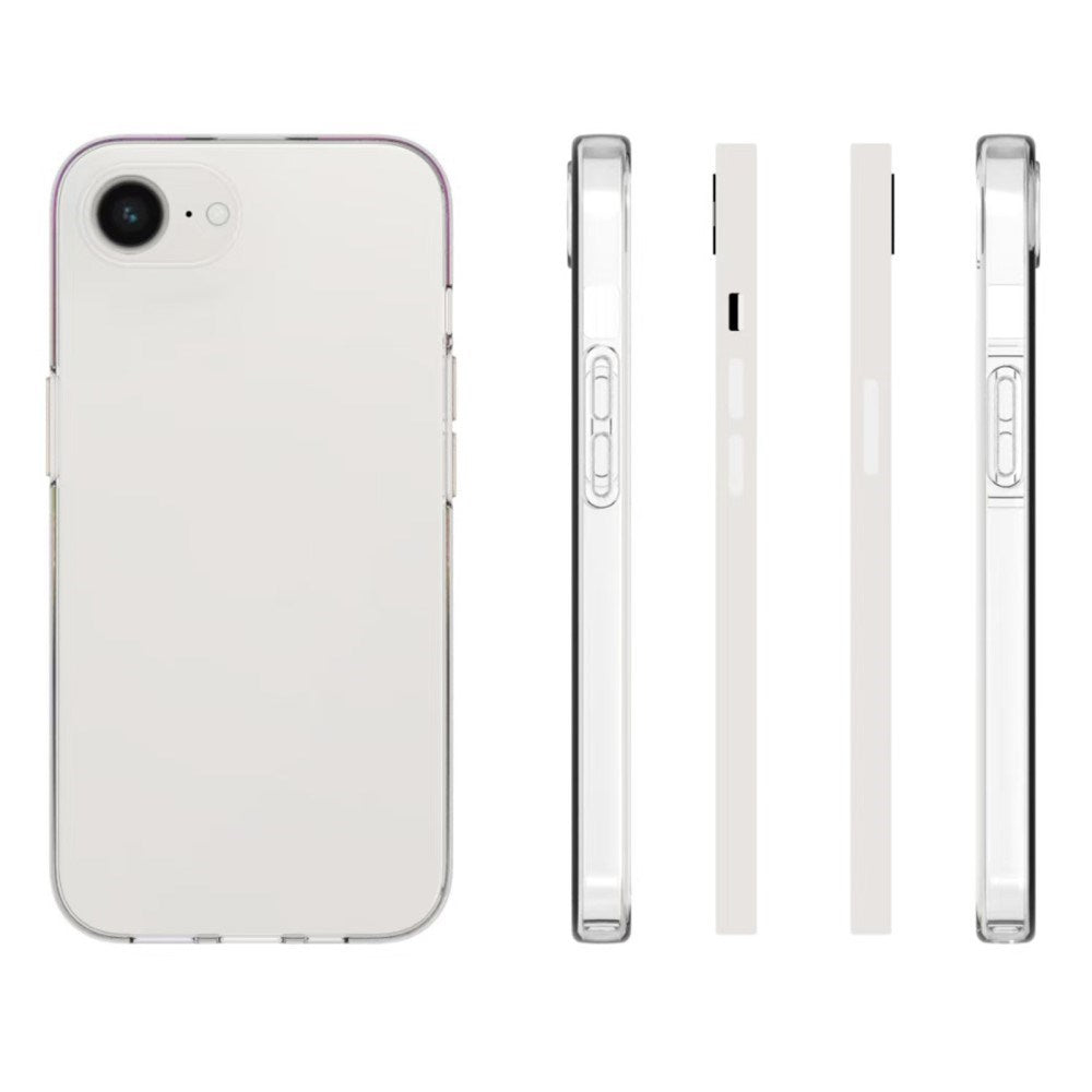 EIDERWOOD iPhone 16e Stødsikkert Plast Cover inkl. Skærmbeskyttelse - Gennemsigtigt