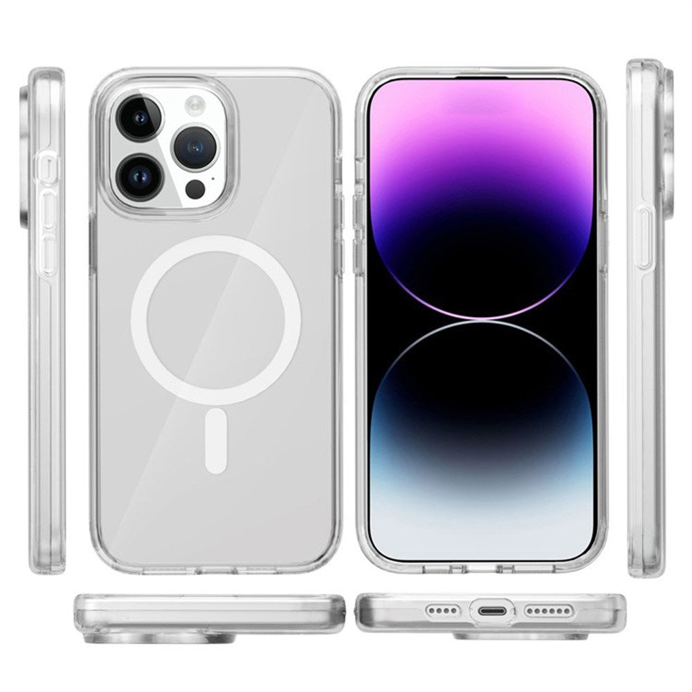 iPhone 13 Pro EIDERWOOD Hybrid Magnetic Mobil Case - MagSafe Kompatibel - Gennemsigtig