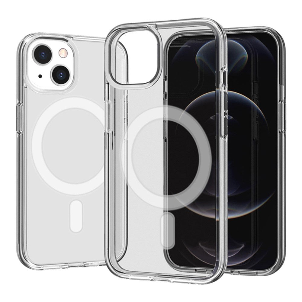 iPhone 14 EIDERWOOD Hybrid Magnetic Mobil Case - MagSafe Kompatibel - Gennemsigtig