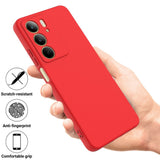 EIDERWOOD Realme C75 Liquid Silikone Mobil Cover m. Strop - Rød