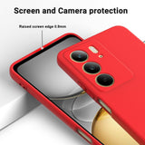 EIDERWOOD Realme C75 Liquid Silikone Mobil Cover m. Strop - Rød
