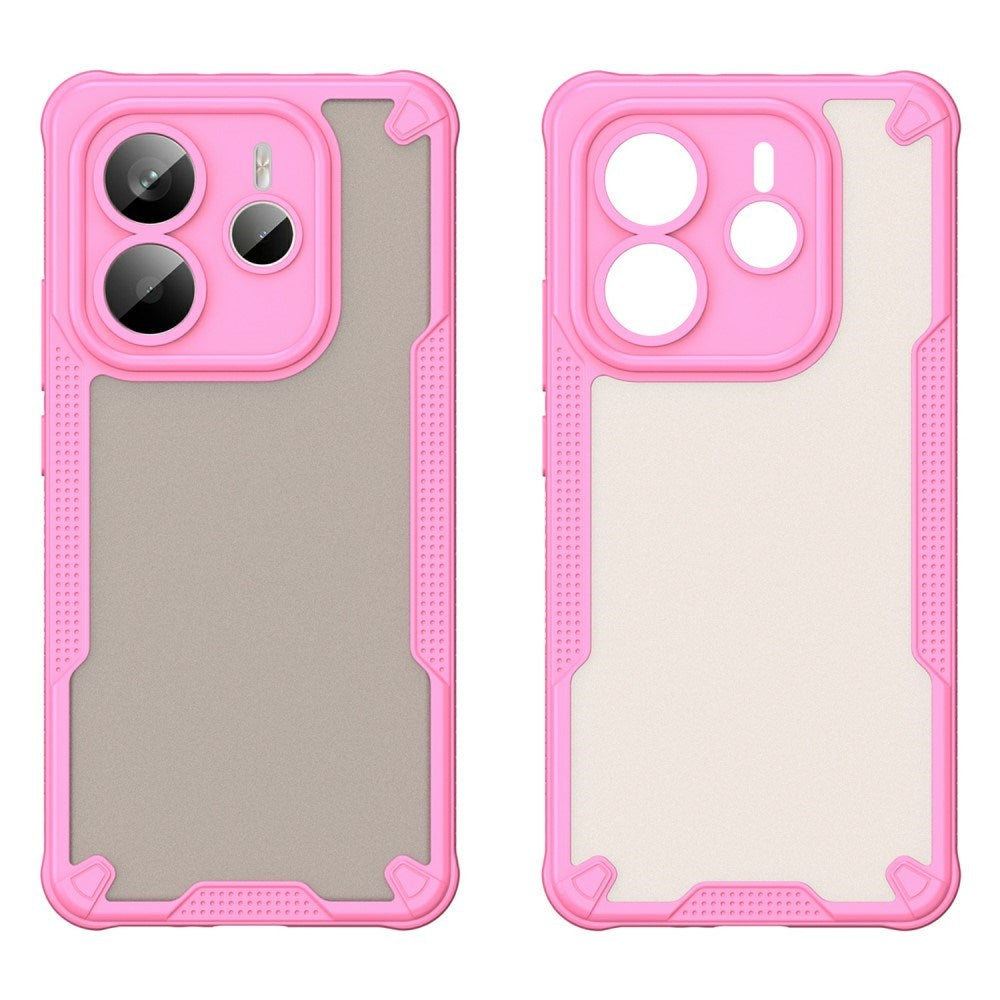 Xiaomi Redmi Note 14 (5G) - EIDERWOOD Hybrid Plastik Bagside Cover - Lyserød