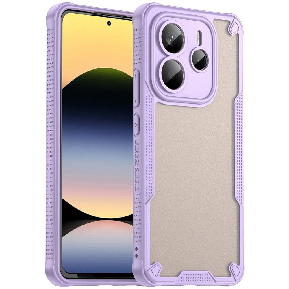 Xiaomi Redmi Note 14 (5G) - EIDERWOOD Hybrid Plastik Bagside Cover - Lilla