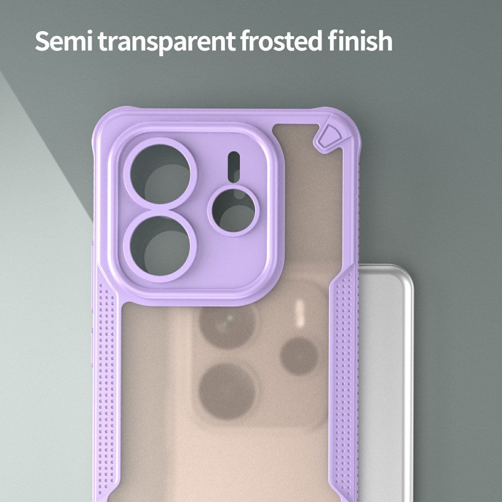 Xiaomi Redmi Note 14 (5G) - EIDERWOOD Hybrid Plastik Bagside Cover - Lilla