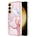 Samsung Galaxy S25+ (Plus) / S24+ (Plus) - EIDERWOOD Marmormønstret Plastik Cover - Rose Gold