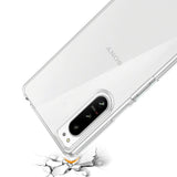 Sony Xperia 5 IV Fleksibelt TPU Plastik Bagside Cover - Gennemsigtig