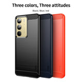 Realme 14X (5G) Brushed Carbon Bagside Cover - Rød